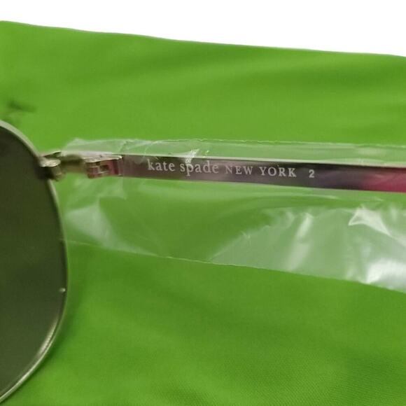 Kate Spade Emmaline Sunglasses Gold Aviator main image 7